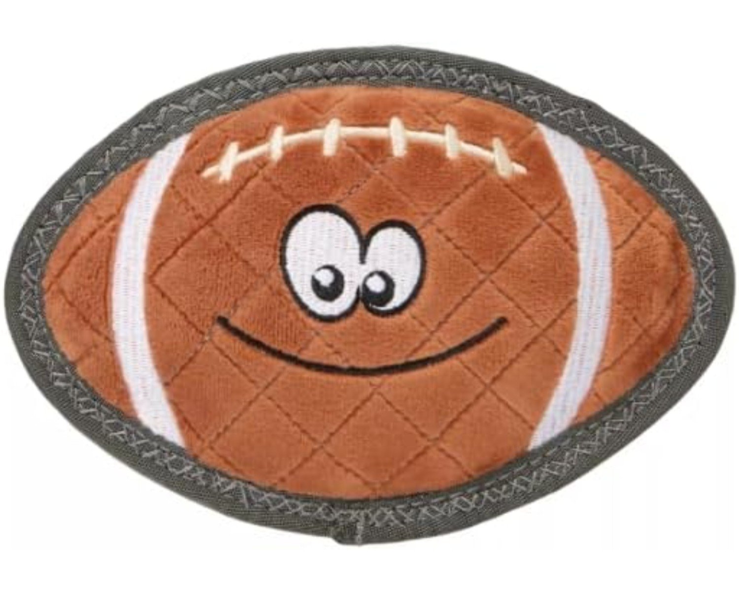 Rip Roarin' Tough Football Dog Toy - Super Squeaker - Aggressive Chewers
